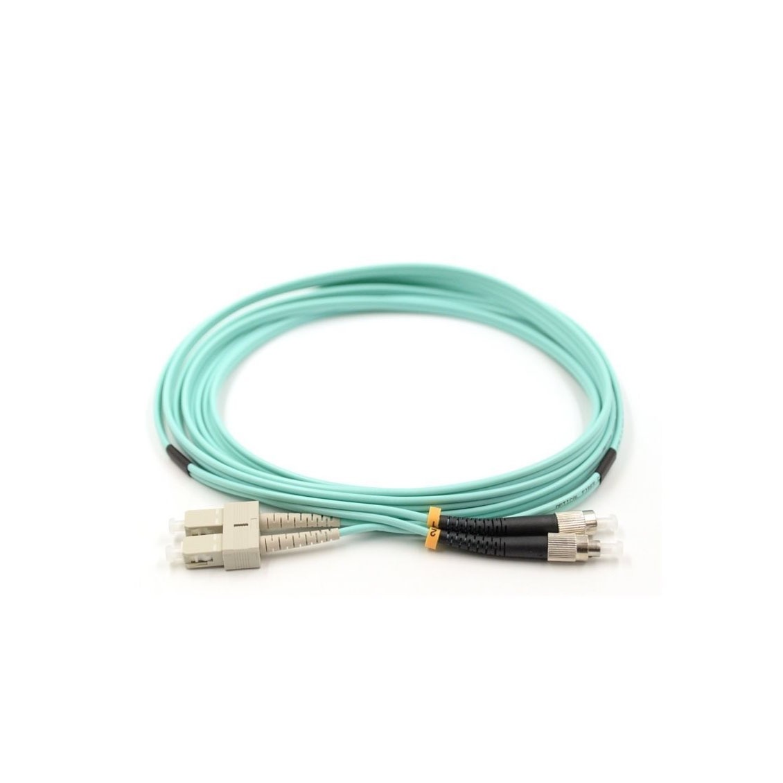 پچ کورد فیبرنوری سانگیگ SC-FC UPC/UPC Duplex OM3 2mm با روکش LSZH