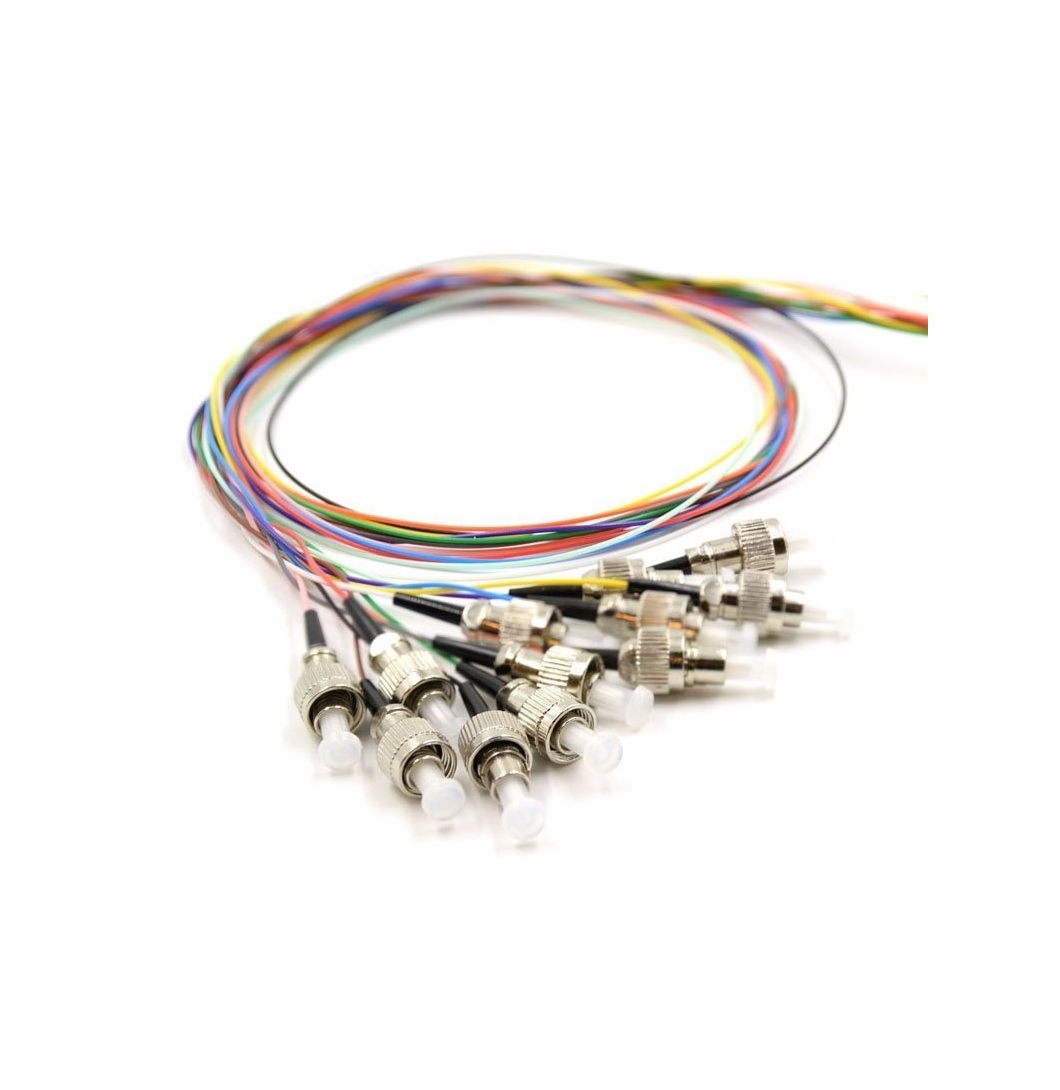 پیگتیل فیبرنوری سانگیگ 12 رنگ FC/UPC SM 900μm با روکش LSZH