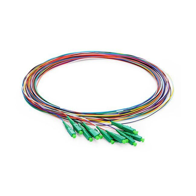 پیگتیل فیبرنوری سانگیگ 12 رنگ LC/APC SM 900μm با روکش LSZH