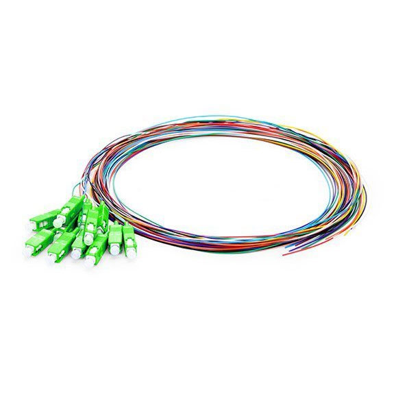 پیگتیل فیبرنوری سانگیگ 12 رنگ SC/APC SM 900μm با روکش LSZH