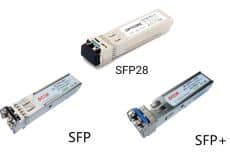 مقایسه انواع ماژول های SFP , SFP+ , SFP28