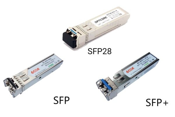 مقایسه انواع ماژول های SFP , SFP+ , SFP28