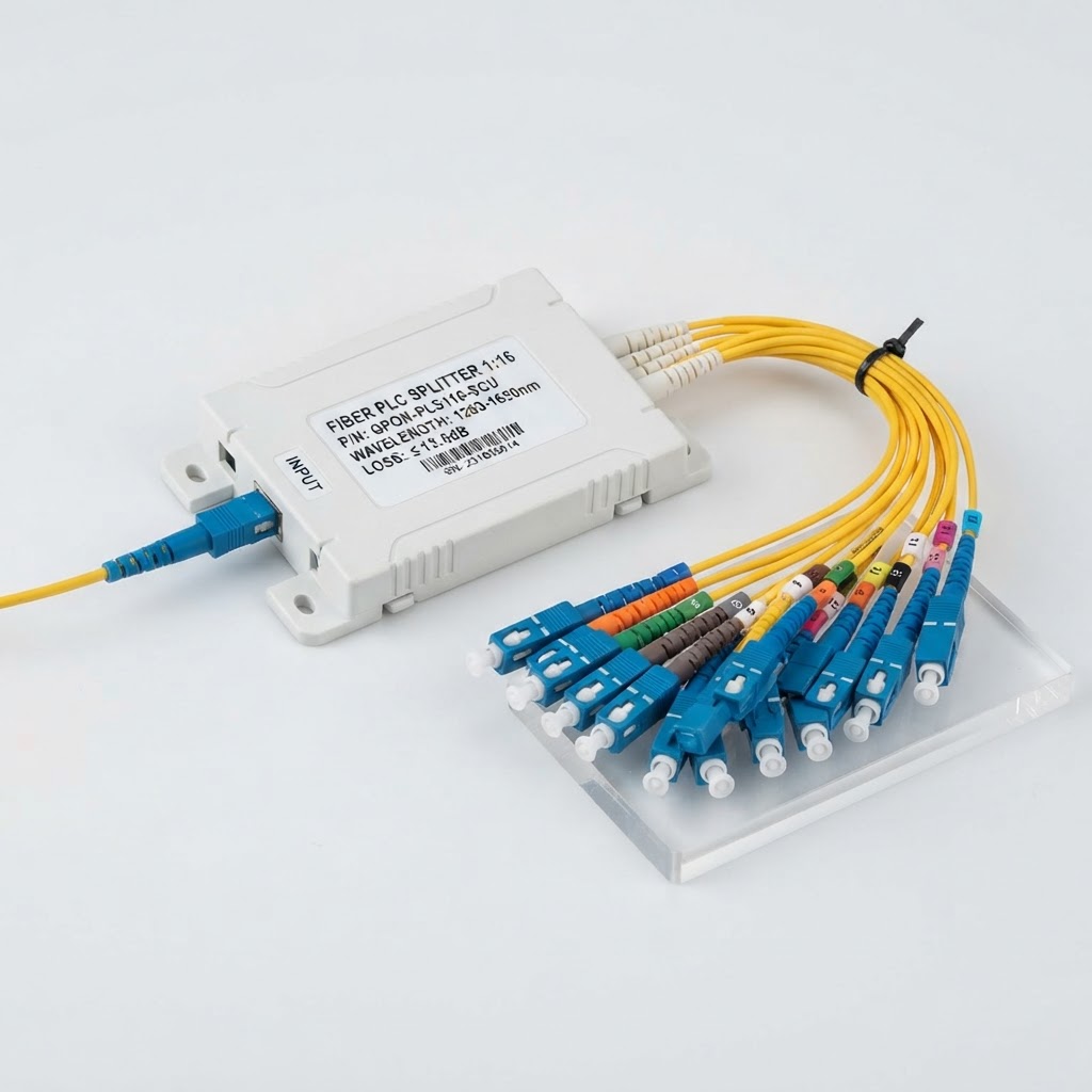 اسپلیتر فیبر نوری PLC برای شبکه GPON
